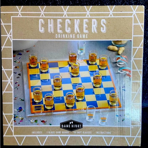 Checkers drinking game - Picture 1 of 2